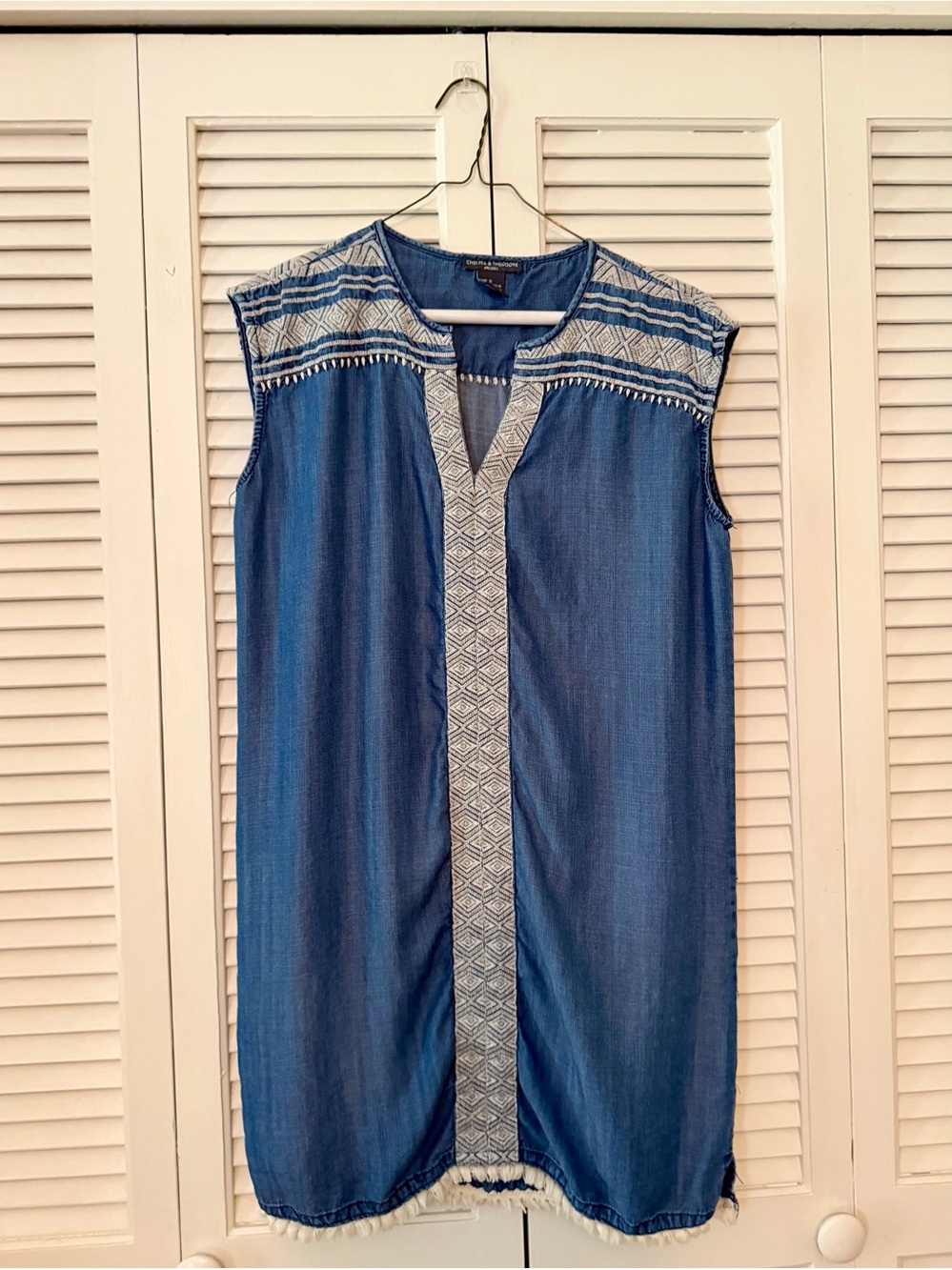 Chelsea & Theodore Chambray Dress